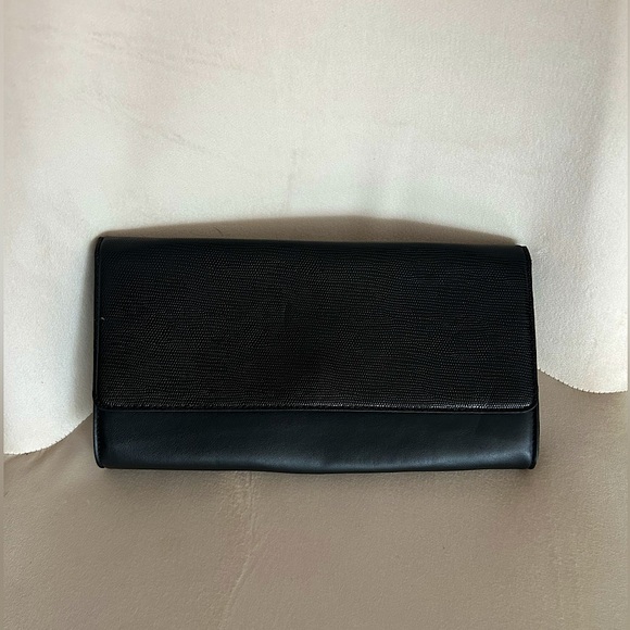 Aldo black envelope clutch purse - Picture 1 of 5